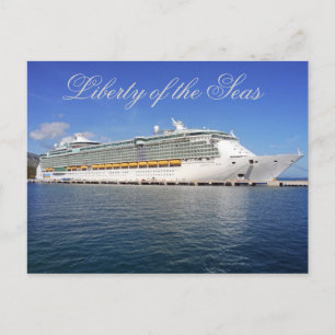 Vrijheid van de Zeeen - Royal Caribbean Cruise Lin Briefkaart