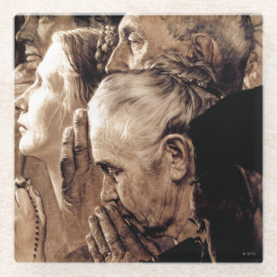 Vrijheid van eredienst glazen onderzetter