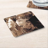 Vrijheid van eredienst kartonnen onderzetters (Schuin)