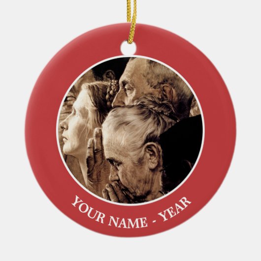 Vrijheid van eredienst keramisch ornament (Voorkant)