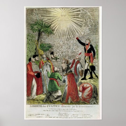 Vrijheid van eredienst poster (Voorkant)