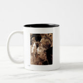 Vrijheid van eredienst tweekleurige koffiemok (Links)