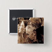 Vrijheid van eredienst vierkante button 5,1 cm (Voorkant /achterkant)