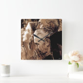 Vrijheid van eredienst vierkante klok (Huis)