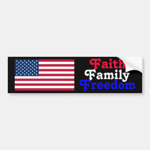 Vrijheid van familie bumpersticker