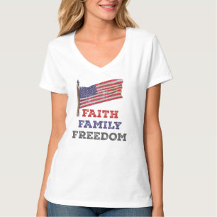 Vrijheid van familie t-shirt