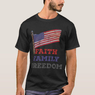 Vrijheid van familie t-shirt