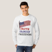 Vrijheid van familie t-shirt (Voorkant volledig)