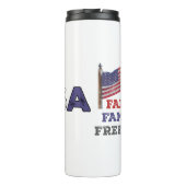 Vrijheid van familie thermosbeker (Achterkant)