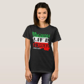 Vrijheid van leven in Iran T-shirt (Voorkant volledig)