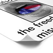 Vrijheid van meningsuiting betekent niet dat je be poster (Hoek)