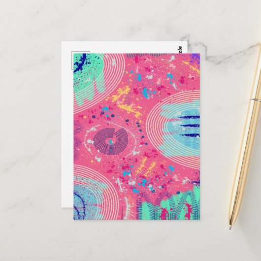 Vrijheid van meningsuiting briefkaart (Voorkant / Achterkant in situ)