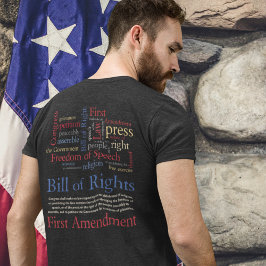 Vrijheid van meningsuiting Eerste amendement Vrije T-shirt
