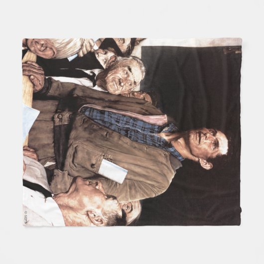 vrijheid van meningsuiting fleece deken (Voorkant (Horizontaal))