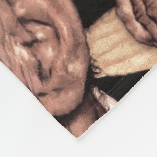 vrijheid van meningsuiting fleece deken (Hoek)