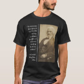 Vrijheid van meningsuiting Frederick Douglass Cens T-shirt (Voorkant)