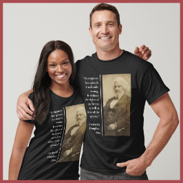 Vrijheid van meningsuiting Frederick Douglass Cens T-shirt