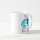 Vrijheid van meningsuiting is belangrijk voor de M Koffiemok (Voorkant rechts)