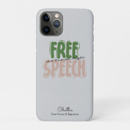 Vrijheid van meningsuiting is een mensenrecht Case-Mate iPhone case