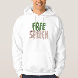 Vrijheid van Meningsuiting is een Mensenrecht Hoodie