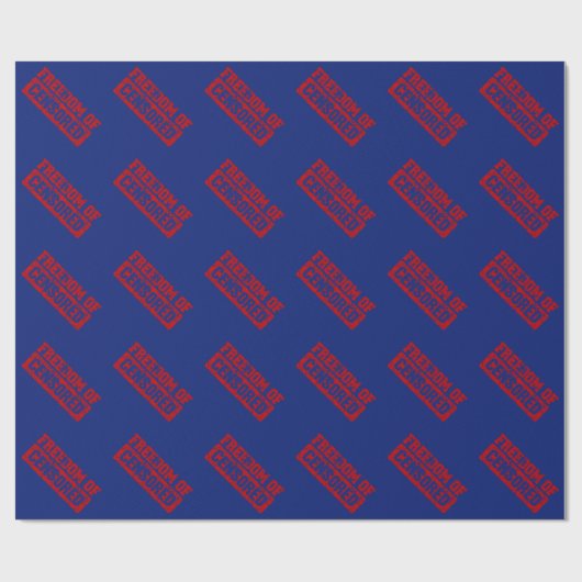 Vrijheid van meningsuiting is misschien niet zo cadeaupapier (Vlak)