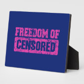 Vrijheid van meningsuiting is misschien niet zo fotoplaat (Zijkant)