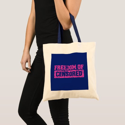 Vrijheid van meningsuiting is misschien niet zo tote bag (Voorkant (product))