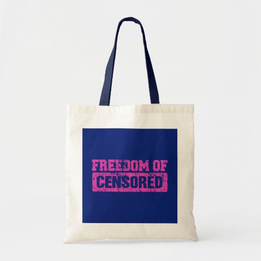 Vrijheid van meningsuiting is misschien niet zo tote bag (Voorkant)