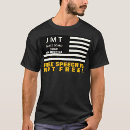VRIJHEID VAN MENINGSUITING IS NIET VRIJ. Basic don T-shirt