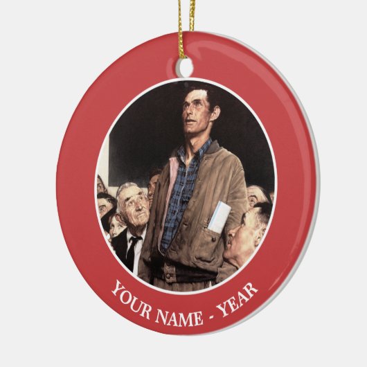 vrijheid van meningsuiting keramisch ornament (Links)