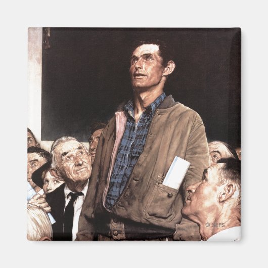 vrijheid van meningsuiting magneet (Voorkant)