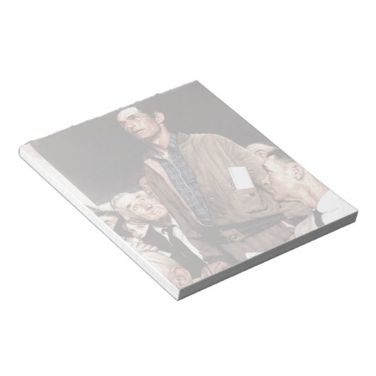 vrijheid van meningsuiting notitieblok (Schuin)