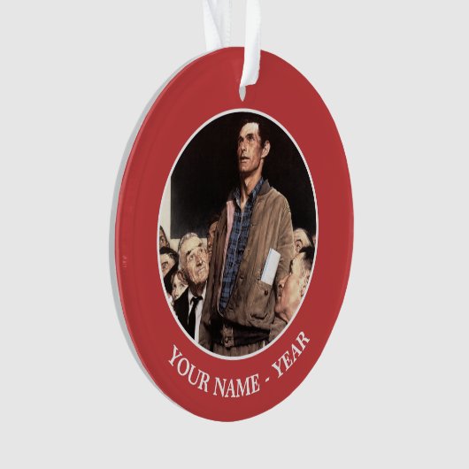 vrijheid van meningsuiting ornament (voorkant)