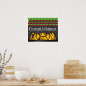 Vrijheid van meningsuiting poster (Keuken)