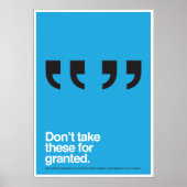 Vrijheid van meningsuiting Poster (Voorkant)