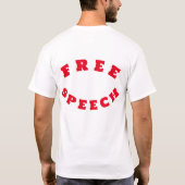 VRIJHEID VAN MENINGSUITING Rechten van de Amerikaa T-shirt (Achterkant)