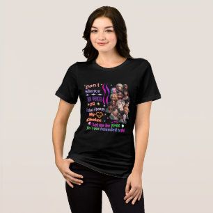Vrijheid van meningsuiting T-shirt/keuze/mensenrec Tri-Blend Shirt