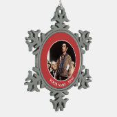 vrijheid van meningsuiting tin sneeuwvlok ornament (Links)