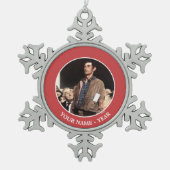 vrijheid van meningsuiting tin sneeuwvlok ornament (Voorkant)