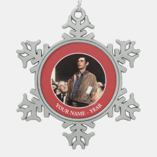 vrijheid van meningsuiting tin sneeuwvlok ornament