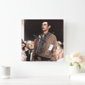 vrijheid van meningsuiting vierkante klok (Huis)