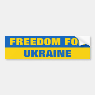 VRIJHEID VAN OEKRAÏNE BUMPERSTICKER