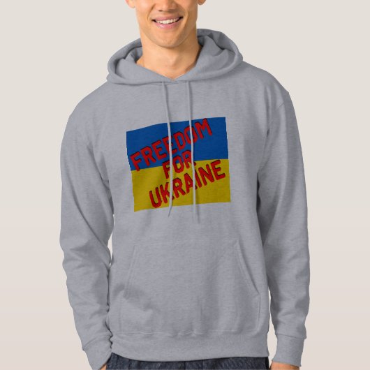 VRIJHEID VAN OEKRAÏNE MET Vlag Hoodie (Voorkant)