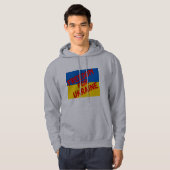 VRIJHEID VAN OEKRAÏNE MET Vlag Hoodie (Voorkant volledig)