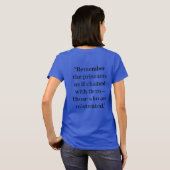 Vrijheid van opsluiting T-shirt (Achterkant volledig)
