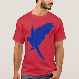 Vrijheid van parkiet voor vliegende papegaai t-shirt