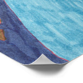 Vrijheid van vliegen, oorspronkelijk abstract poster (Hoek)