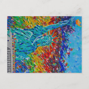 Vrijheid van vrijheid briefkaart