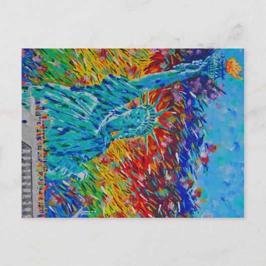 Vrijheid van vrijheid briefkaart (Voorkant)