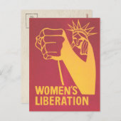 Vrijheid van vrouwen (1970) briefkaart (Voorkant / Achterkant)